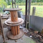 Houten trommel, Ophalen, Gebruikt, Hout