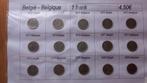 Belgische munten (44), Postzegels en Munten, Munten en Bankbiljetten | Verzamelingen, Ophalen of Verzenden, Munten