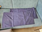 set van 2 kussenslopen 78 x 39cm, Ophalen, Nieuw, Blauw
