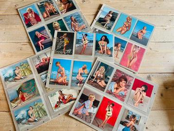 Lot vintage ansichkaart - postkaart / pin up vrouwen beschikbaar voor biedingen