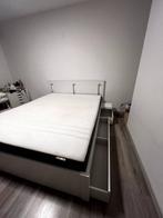 160 x 200 bed with mattress, Huis en Inrichting, Slaapkamer | Bedden, Ophalen, Gebruikt, Wit, Tweepersoons