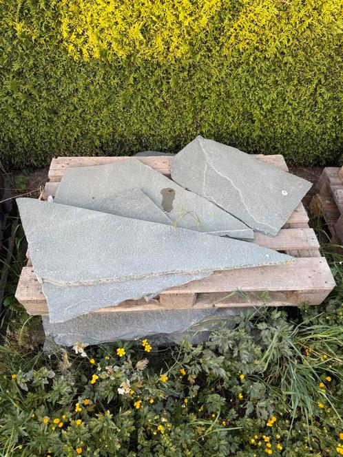 Flagstones 4 soorten, Tuin en Terras, Grind, Keien en Split, Kwartsiet, Ophalen