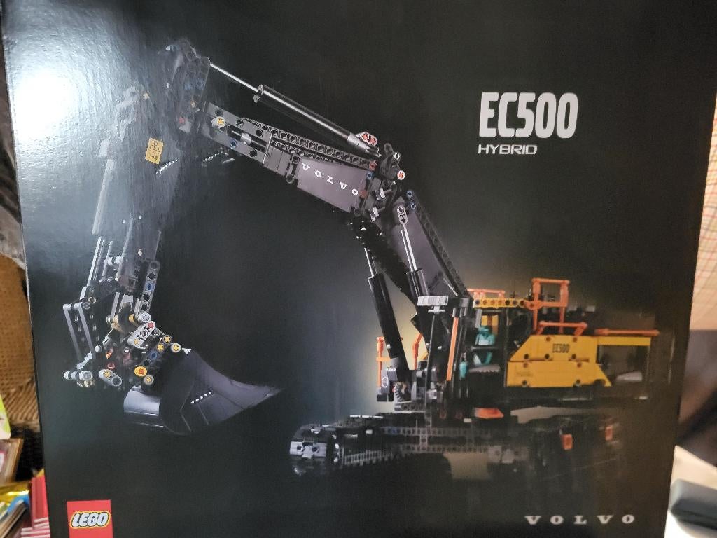 Lego technik volvo ec500, Ophalen, Zo goed als nieuw, Complete set, Lego