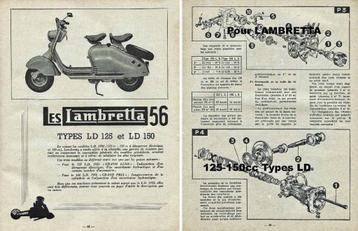 RTM voor LAMBRETTA Scooters (1953-1969) in het Frans.  beschikbaar voor biedingen