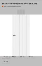 SKANTRAE 4 x nieuwe boardpaneeldeuren SKB 208, Doe-het-zelf en Bouw, Ophalen