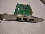 FireWire PCI-kaart - 3 poorten 400 MBPS, Computers en Software, Ophalen of Verzenden, Gebruikt