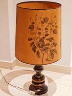 Vintage lamp, Ophalen of Verzenden, Gebruikt, Hout, Minder dan 50 cm