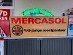 Mercasol oude reclame lichtbak, Ophalen, Gebruikt, Lichtbak of (neon) lamp