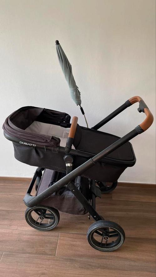 Dubatti kinderwagen (zwart), Enfants & Bébés, Poussettes & Combinaisons, Utilisé, Poussette, Autres marques, Pneus, Enlèvement