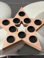 Nieuwe houten ster voor theelichtjes., Huis en Inrichting, Ophalen, Hout, Bruin, Nieuw