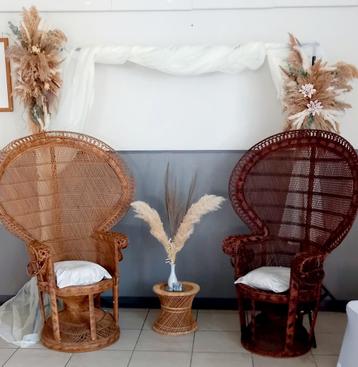 Chaise Peacock à louer, Enlèvement ou Envoi, Comme neuf