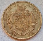 20 francs 1871 Léopold II, Or, Enlèvement ou Envoi, Monnaie en vrac, Or