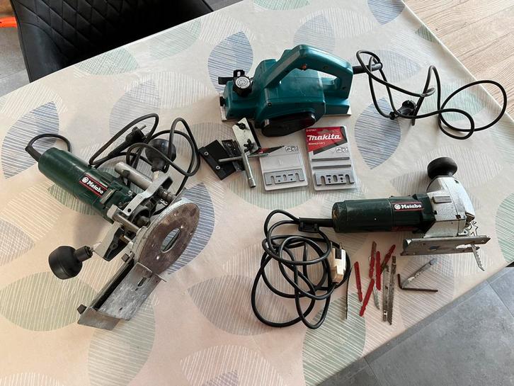 Set van Makita en Metabo gereedschap, Doe-het-zelf en Bouw, Gereedschap | Overige machines, Zo goed als nieuw, Ophalen