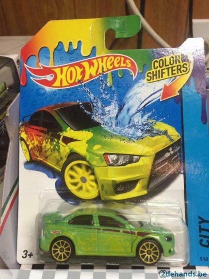 Hot Wheels Color Shifters "2008 Mitsubishi Lancer Evolution", Hobby en Vrije tijd, Modelauto's | Overige schalen, Nieuw, Auto