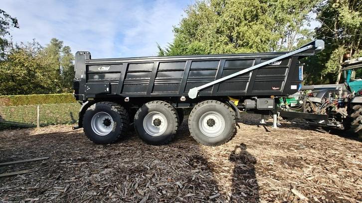 Fliegl gronddumper Black Bull, Zakelijke goederen, Machines en Bouw | Transport, Ophalen of Verzenden