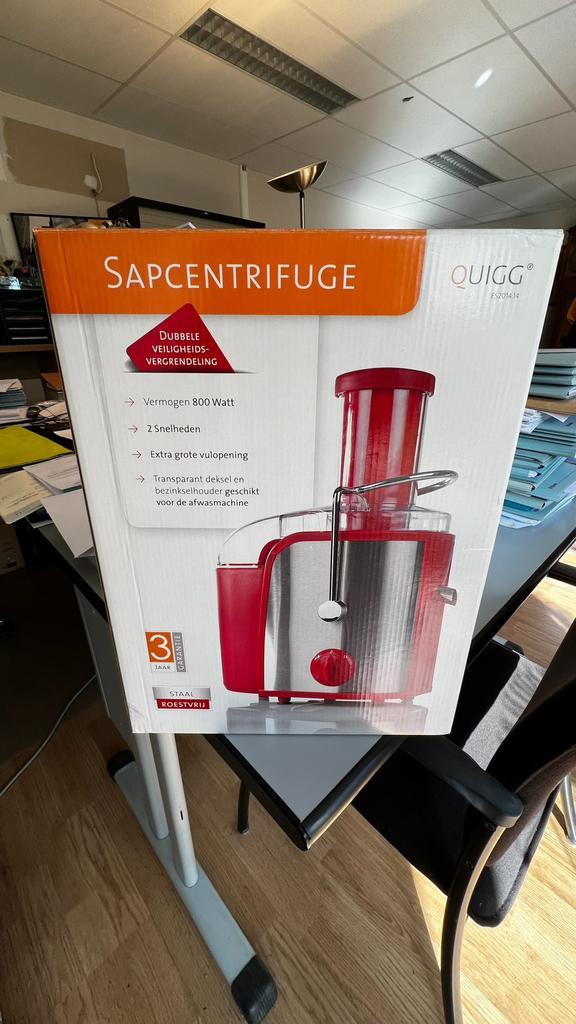 Nieuwe sapcentrifuge Quigg - nog in de doos, Elektronische apparatuur, Juicers, Nieuw, Sapcentrifuge, Elektrisch, Ophalen
