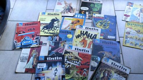 13 TIJDSCHRIFTEN+1 TIJDSCHRIFT „TINTIN” EDITIONS LOMBARD+4”, Antiek en Kunst, Antiek | Boeken en Manuscripten, Ophalen of Verzenden