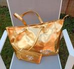 #Like Me - Set schoudertas en klein tasje - goudkleurig, Handtassen en Accessoires, Ophalen, Nieuw, Goud, Overige merken