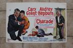 filmaffiche Audrey Hepburn Charade 1963 filmposter, Verzamelen, Posters, Rechthoekig Liggend, Ophalen of Verzenden, Zo goed als nieuw