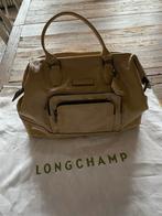 Longchamp handtas beige lacqué, Handtassen en Accessoires, Tassen | Damestassen, Handtas, Beige, Ophalen of Verzenden, Zo goed als nieuw