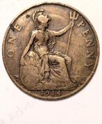 Munt Verenigd Koninkrijk 1 penny 1914, Postzegels en Munten, Ophalen of Verzenden, Overige landen, Losse munt