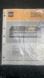 Dual ct15 service manual, Ophalen of Verzenden, Zo goed als nieuw, Radio