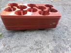 Tray voor kweekpotten, Tuin en Terras, Bloembakken en Plantenbakken, Ophalen, Zo goed als nieuw, Rechthoekig, Kunststof