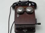 Oude Houten Telefoon " BELL TELEPHONE " met Hendel uit 1947, Ophalen of Verzenden, Gebruikt, Bakeliet