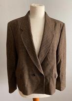 Geruite blazer Joseph Janard maat 44, Kleding | Dames, Jasjes, Kostuums en Pakken, Bruin, Verzenden, Maat 42/44 (L), Zo goed als nieuw