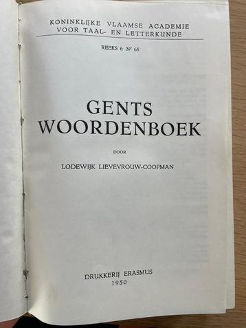 Gents woordenboek beschikbaar voor biedingen