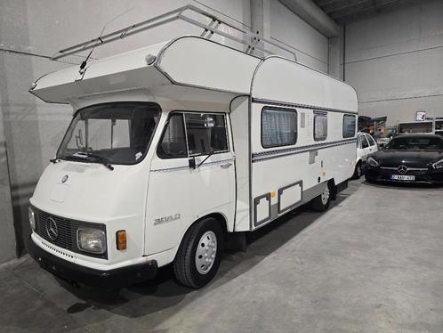 Mercedes 306D Hanomag Camper Oldtimer, Caravans en Kamperen, Mobilhomes, Bedrijf, Integraal, tot en met 4, Mercedes-Benz, Diesel