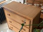 Groot vintage dressoir van rotan uit de jaren 60, Huis en Inrichting, Ophalen, Teakhout