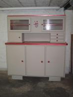Vernieuwd vintage dressoir, Huis en Inrichting, Kasten | Buffetkasten, Ophalen, Glas, 150 tot 200 cm, Mado