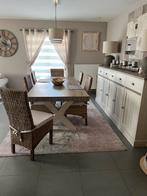 Meubles style cottage (comme neufs !), Maison & Meubles, Enlèvement, Comme neuf, Cottage, 6 à 8 chaises