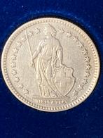 Helvetia debout en argent 2 franc 1943 fautée