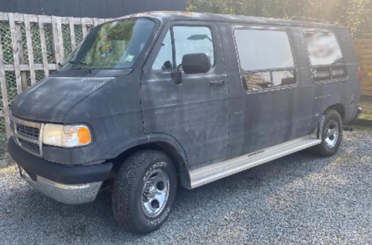 DODGE B2500 RAM VAN, Auto's, Dodge, Particulier, RAM Van, Trekhaak, Benzine, Overige carrosserie, 6 deurs, Automaat, Overige kleuren