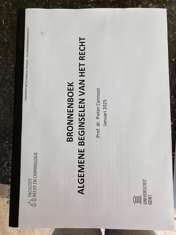 Bronnenboek algemene beginselen van het recht beschikbaar voor biedingen