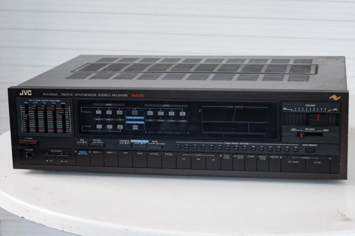 JVC R-X330VL Digital Synthesizer Stereo Reiceiver Quarts Loc, Audio, Tv en Foto, Stereoketens, Gebruikt, JVC, Ophalen of Verzenden