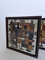 Jan Nolf vintage keramische tegels 1960, Antiek en Kunst, Antiek | Keramiek en Aardewerk, Verzenden