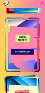 Combi ticket Pukkelpop met camping Chill 2024, Tickets & Billets