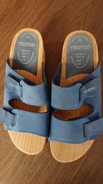 Dames slippers met veer, Slippers, Blauw, Nieuw, Ophalen of Verzenden