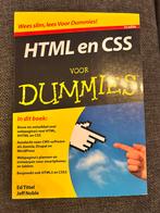 Ed Tittel - HTML en CSS voor Dummies, Boeken, Informatica en Computer, Ophalen of Verzenden, Zo goed als nieuw, Ed Tittel; Jeff Noble