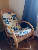 Schommelstoel met kussens/Schommelstoel met kussen, Ophalen, Gebruikt, Bruin, Eén