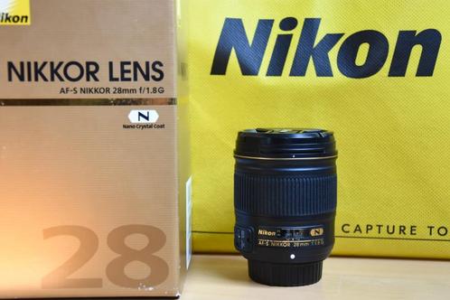 Nikon AF-S Nikkor 28mm f/1,8 G, Audio, Tv en Foto, Foto | Lenzen en Objectieven, Zo goed als nieuw, Groothoeklens, Ophalen of Verzenden