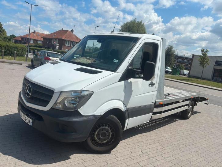 MERCEDES SPRINTER DÉPANNEUSE PORTE VOITURE 5.30m, Auto's, Bestelwagens en Lichte vracht, Particulier, Mercedes-Benz, Diesel, Euro 5