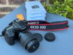 Canon eos 80D met ef-s 18-135 lens, Audio, Tv en Foto, Ophalen, Zo goed als nieuw, Spiegelreflex, Canon