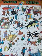 Poster le lac aux requins 100x70, Collections, Tintin, Image, Affiche ou Autocollant, Utilisé