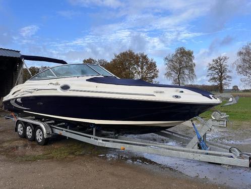 Sea Ray Vedette Sundeck 270 incl 3asser trailer (nieuw), Watersport en Boten, Speedboten, Gebruikt, 6 meter of meer, Benzine, 200 pk of meer