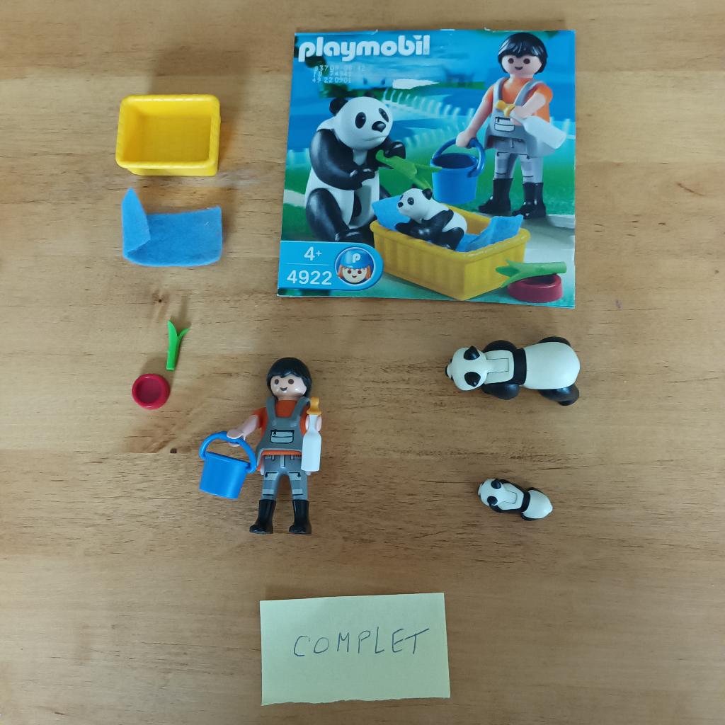 Playmobil 4922 Panda la maman et son petit, Kinderen en Baby's, Speelgoed | Playmobil, Zo goed als nieuw, Complete set, Ophalen of Verzenden