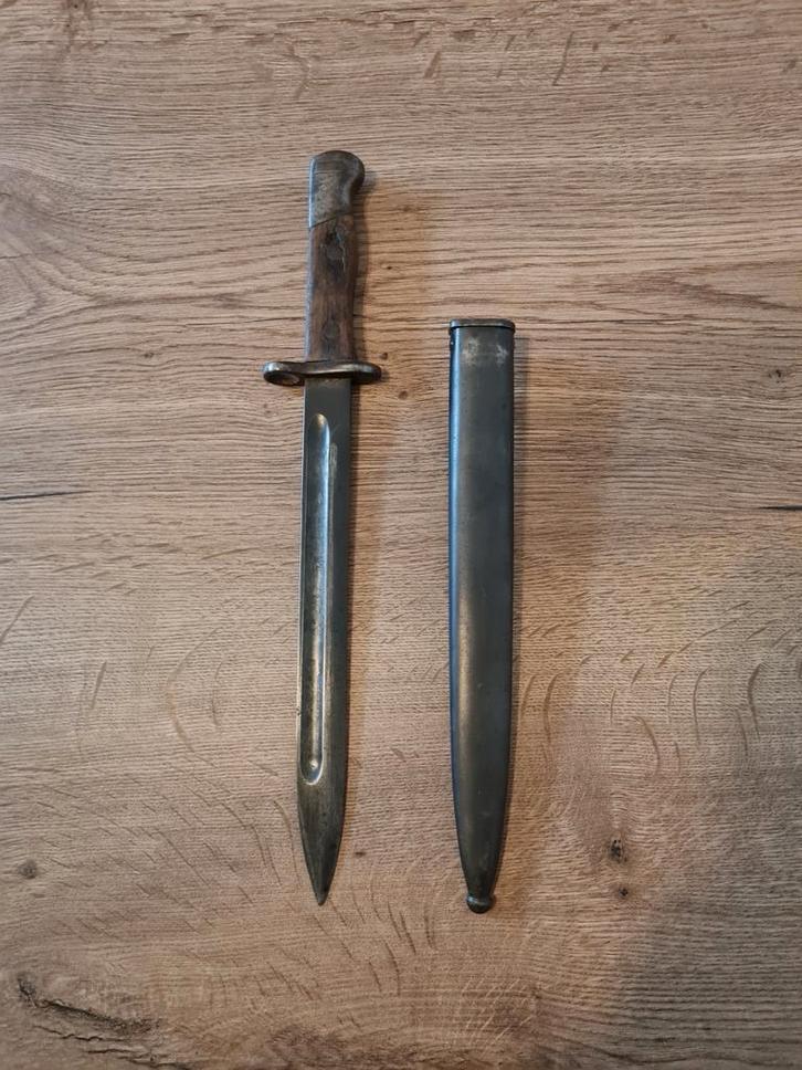 Zeldzame bajonet Siam Thailand 1903 Mauser WW1 België, Verzamelen, Militaria | Tweede Wereldoorlog, Ophalen of Verzenden